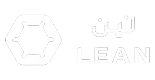 LEAN logo featuring a hexagonal shape with three inner lines and the word LEAN.